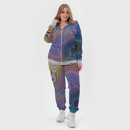Женский костюм Абстрактная рябь / 3D-Меланж – фото 4