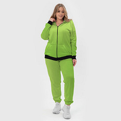 Женский 3D-костюм Color lime green, цвет: 3D-черный — фото 2