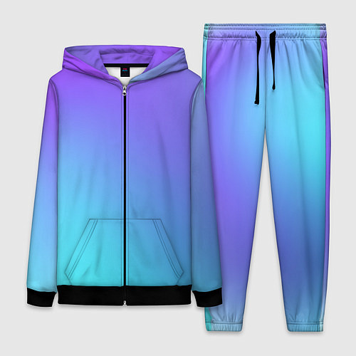 Женский костюм Color multi-colored gradient / 3D-Черный – фото 1