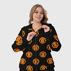 Женский 3D-костюм Manchester United Pattern, цвет: 3D-черный — фото 2