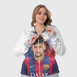 Женский 3D-костюм Neymar FCB, цвет: 3D-меланж — фото 2