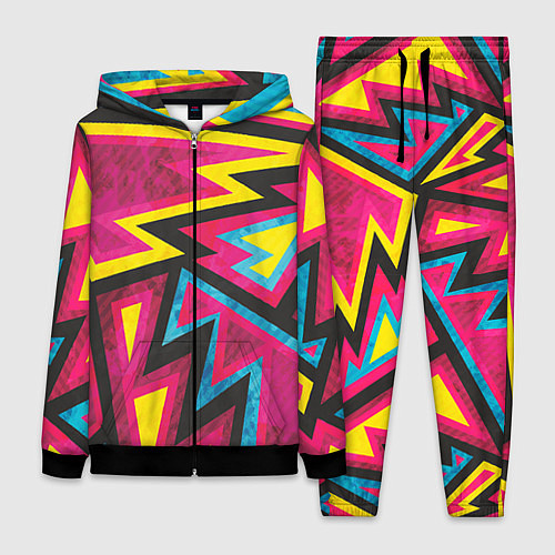 Женский костюм Геометрия / 3D-Черный – фото 1