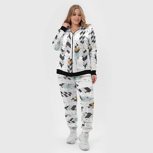 Женский костюм Перья / 3D-Черный – фото 4