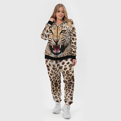 Женский 3D-костюм Взгляд леопарда, цвет: 3D-черный — фото 2