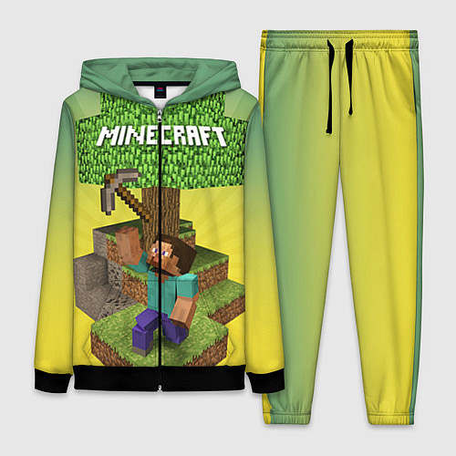 Женский костюм Minecraft Tree / 3D-Черный – фото 1