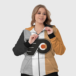 Женский 3D-костюм Philadelphia Flyers, цвет: 3D-черный — фото 2