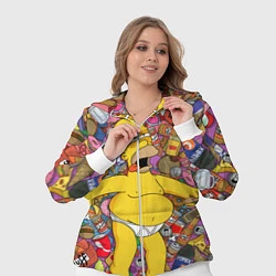 Женский 3D-костюм Рай Гомера, цвет: 3D-белый — фото 2