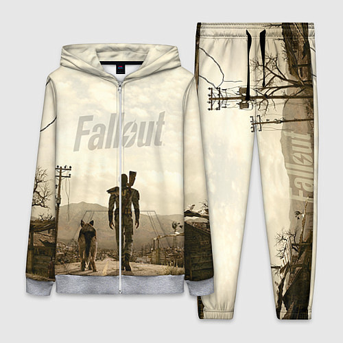 Женский костюм Fallout City / 3D-Меланж – фото 1