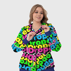 Женский 3D-костюм Drop Dead: Acid Pattern, цвет: 3D-синий — фото 2
