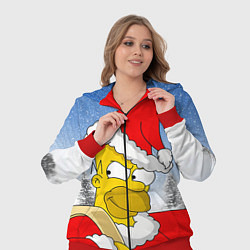 Женский 3D-костюм Санта Гомер, цвет: 3D-красный — фото 2