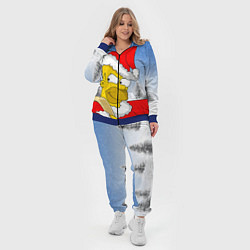 Женский 3D-костюм Санта Гомер, цвет: 3D-синий — фото 2