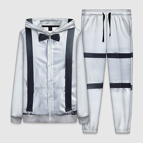 Женский костюм Рубашка с подтяжками / 3D-Меланж – фото 1