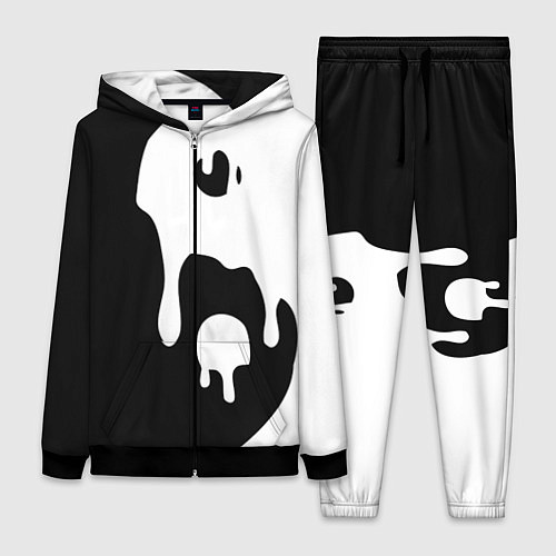 Женский костюм Инь Янь / 3D-Черный – фото 1