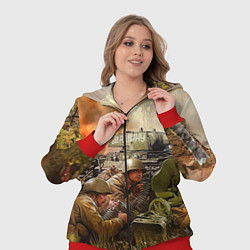 Женский 3D-костюм День победы, цвет: 3D-красный — фото 2