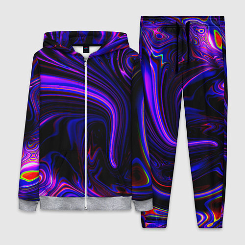 Женский костюм Цветные разводы / 3D-Меланж – фото 1