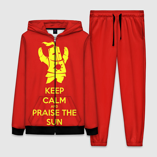 Женский костюм Keep Calm & Praise The Sun / 3D-Черный – фото 1