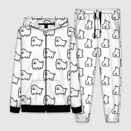 Женский костюм Undertale Annoying dog white / 3D-Черный – фото 1
