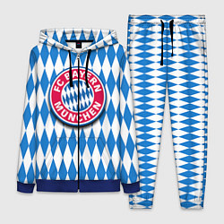 Женский 3D-костюм FC Bayern Munchen, цвет: 3D-синий