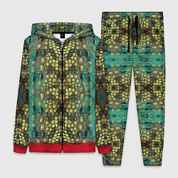 Женский 3D-костюм Крокодил, цвет: 3D-красный