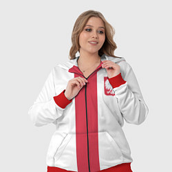 Женский 3D-костюм Сборная Польши по футболу, цвет: 3D-красный — фото 2