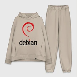 Женский костюм оверсайз Debian