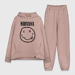 Женский костюм оверсайз Nirvana, цвет: пыльно-розовый
