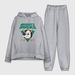 Женский костюм оверсайз Anaheim Mighty Ducks, цвет: меланж