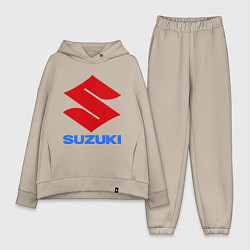 Женский костюм оверсайз Suzuki, цвет: миндальный