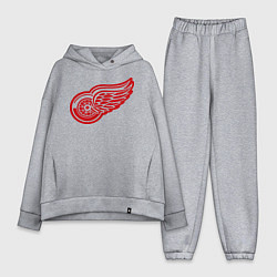 Женский костюм оверсайз Detroit Red Wings: Pavel Datsyuk, цвет: меланж