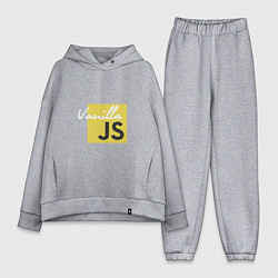 Женский костюм оверсайз Vanilla JS, цвет: меланж