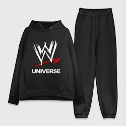 Женский костюм оверсайз WWE universe, цвет: черный