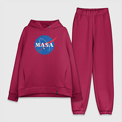 Женский костюм оверсайз NASA: Masa, цвет: маджента