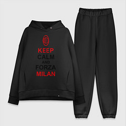 Женский костюм оверсайз Keep Calm & Forza Milan