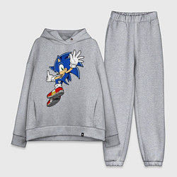 Женский костюм оверсайз Sonic, цвет: меланж