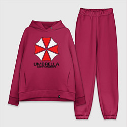 Женский костюм оверсайз UMBRELLA CORP, цвет: маджента