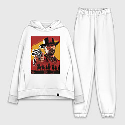 Женский костюм оверсайз Red dead redemption 2, цвет: белый