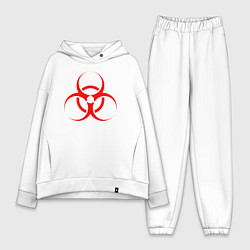 Женский костюм оверсайз BIOHAZARD, цвет: белый