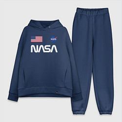 Женский костюм оверсайз NASA, цвет: тёмно-синий