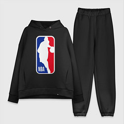 Женский костюм оверсайз NBA Kobe Bryant, цвет: черный