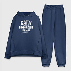 Женский костюм оверсайз Gatti Boxing Club, цвет: тёмно-синий