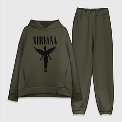 Женский костюм оверсайз NIRVANA, цвет: хаки