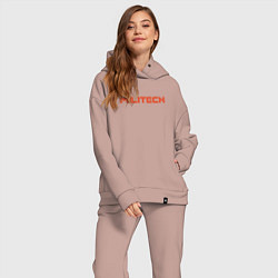 Женский костюм оверсайз Militech, цвет: пыльно-розовый — фото 2