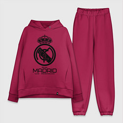 Женский костюм оверсайз Real Madrid, цвет: маджента
