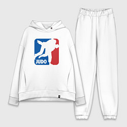 Женский костюм оверсайз Judo - Sport, цвет: белый