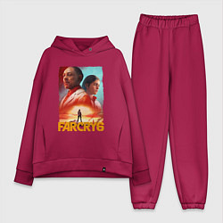 Женский костюм оверсайз FAR CRY 6 ФАР КРАЙ 6 ПОСТЕР, цвет: маджента