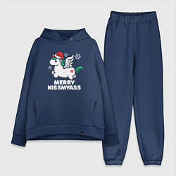 Женский костюм оверсайз Merry Kissmyass Unicorn, цвет: тёмно-синий