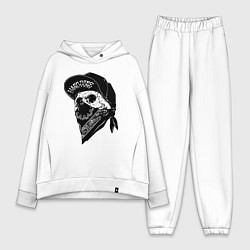 Женский костюм оверсайз Hardcore alive!, цвет: белый