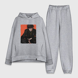 Женский костюм оверсайз Мегуми, цвет: меланж