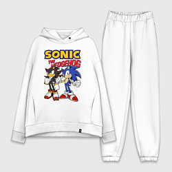 Женский костюм оверсайз ЕЖ СОНИК SONIC THE HEDGEHOG, цвет: белый