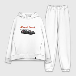 Женский костюм оверсайз Audi sport Power, цвет: белый